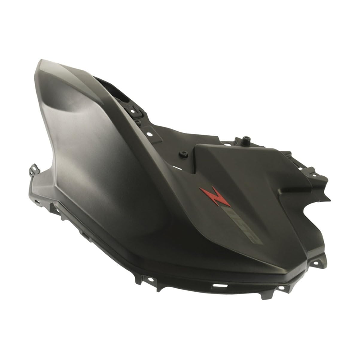Italika F13012652 Cubierta Tanque Derecha Motocicleta Plástico Negro