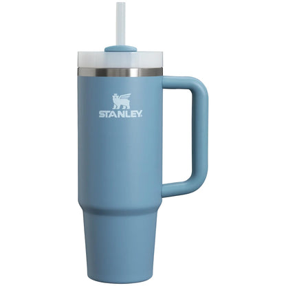 Stanley Quencher FlowState 887 ml Termo con Popote, Acero Inoxidable - Indigo