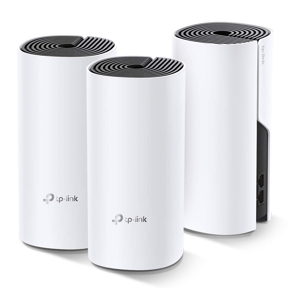 TP-Link Deco Sistema WiFi Mesh (o en Malla) para Todo el hogar: alcanza hasta 867 Mbps, itinerancia sin interrupciones + Tapo TC70, Cámara Wi-Fi de Seguridad Interior,1080P
