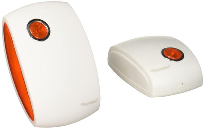 Sanelec 2633 Timbre Inalámbrico con Clavija, color naranja
