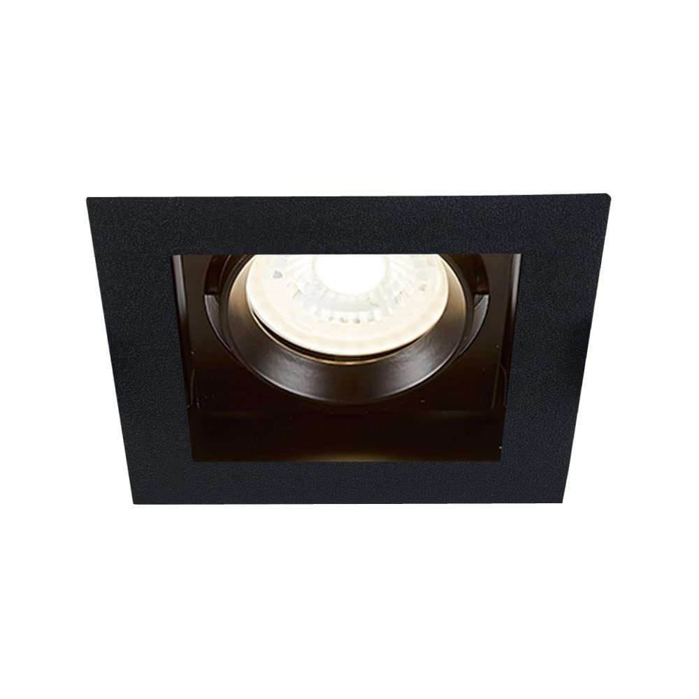 Tecnolite Lámpara Downlight Empotrable Dirigible, Potencia Máx. 60 W, Base GX5.3/GU10, No incluye foco