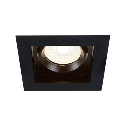Tecnolite Lámpara Downlight Empotrable Dirigible, Potencia Máx. 60 W, Base GX5.3/GU10, No incluye foco