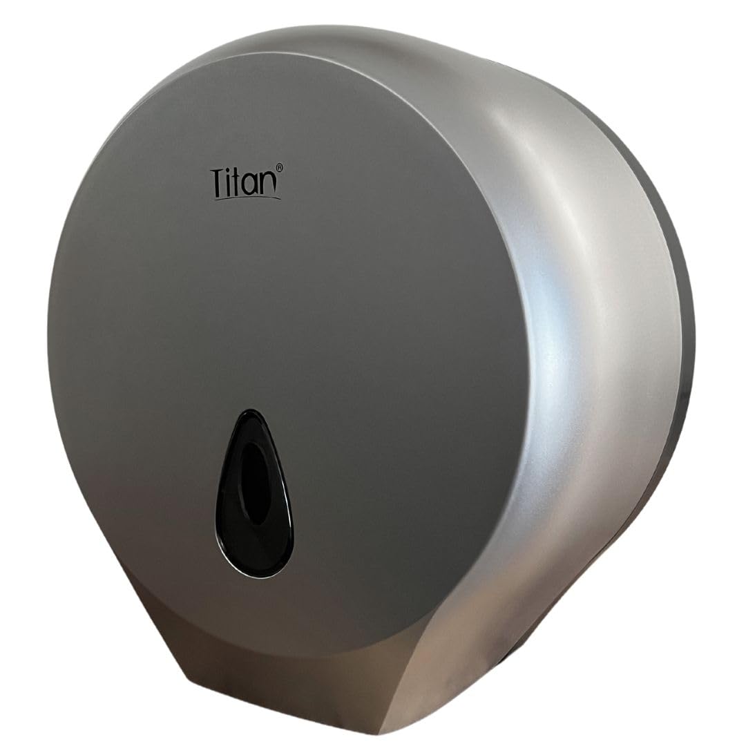 Titán Gustamar Dispensador de Papel Higiénico Institucional G-8002S, Color Silver