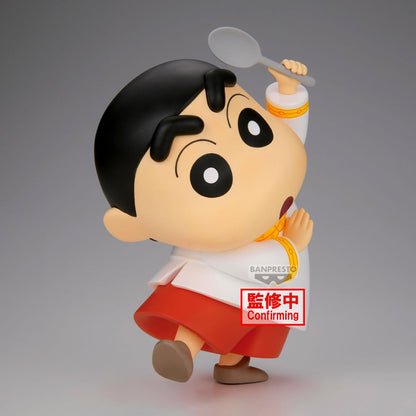 Banpresto Crayon Shinchan Shinnosuke Nohara The Movie: Super Hot! The Spicy Kasukabe Dancers Big Sofvimates Figura de Colección Bandai Estatuilla en Escala de 7” Original