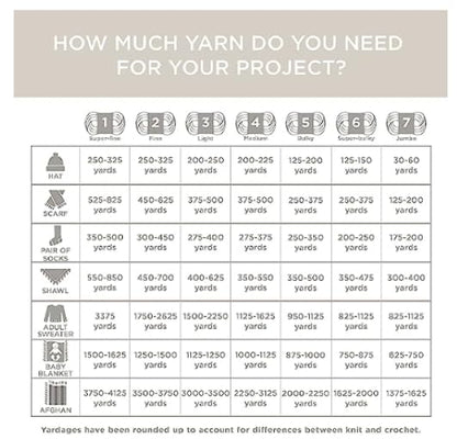 Lion Brand Yarn Pound of Love Hilo, 1 paquete, cadete