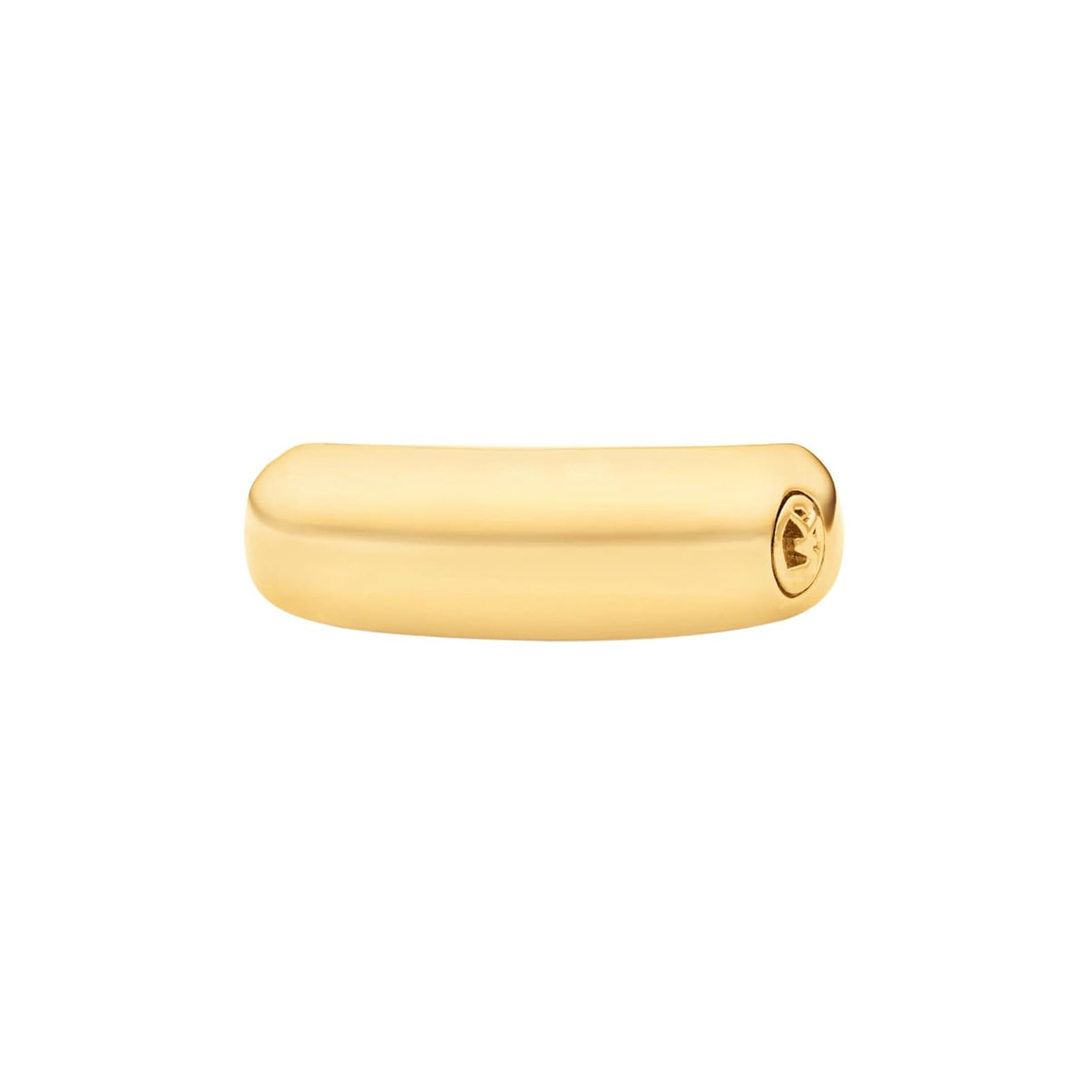 Anillo cuadrado Michael Kors de latón en color dorado para mujer, MKJ8601710 talla 7