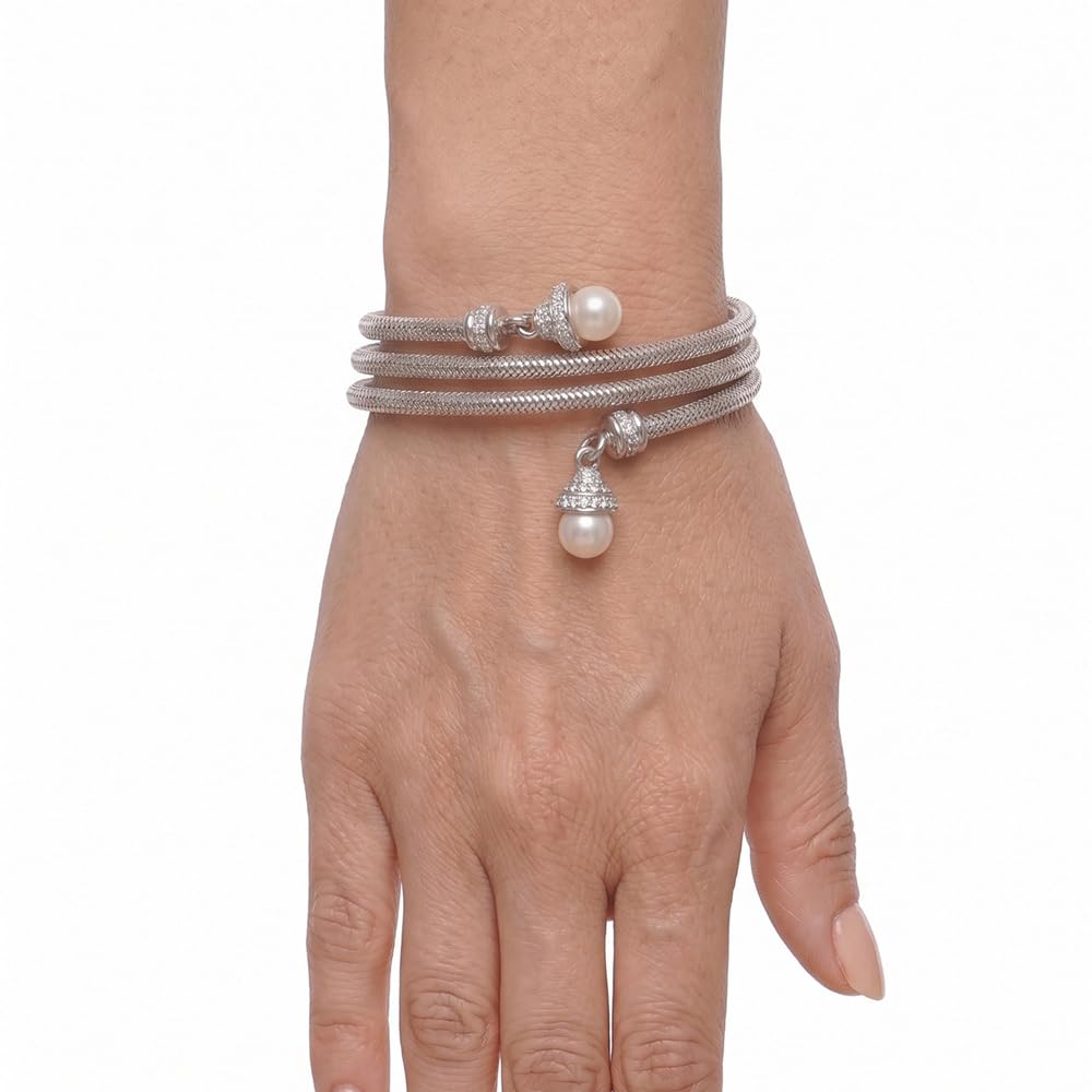 Anne Klein Pulsera Color Plateado para Mujer