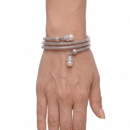 Anne Klein Pulsera Color Plateado para Mujer