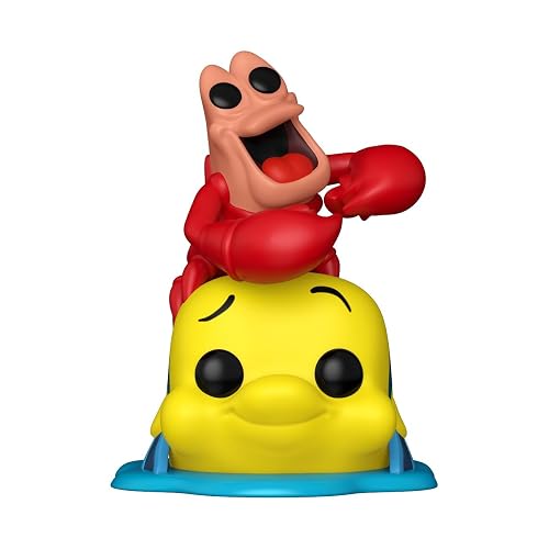 Funko Pop! Disney: The Little Mermaid - Sebastian & Flounder | Mercancía Oficial - Figura de Vinilo Coleccionable para Decoración - Regalo de Cumpleaños para Fans
