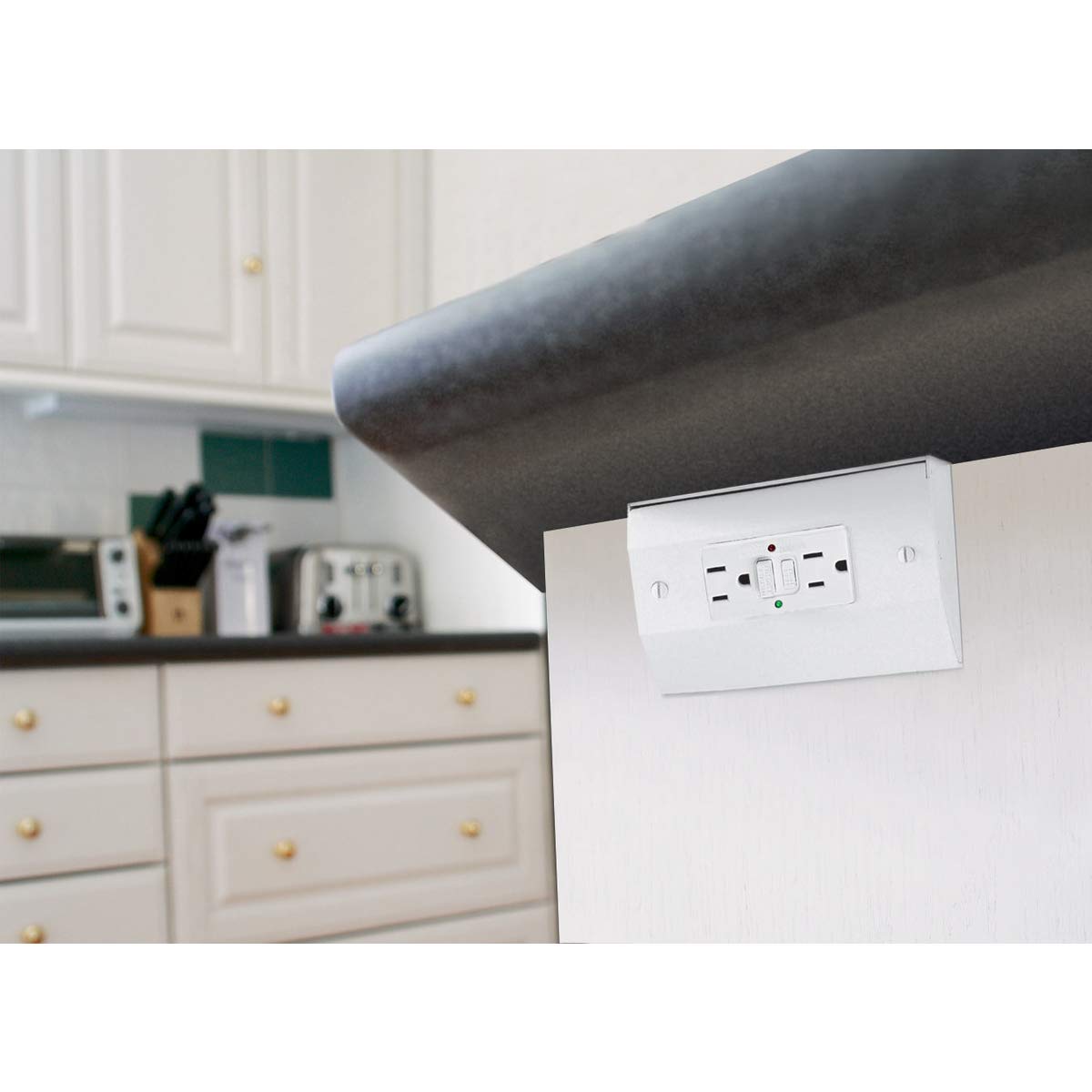 Bryant Electric RU100W Under Counter Electrical Box, White