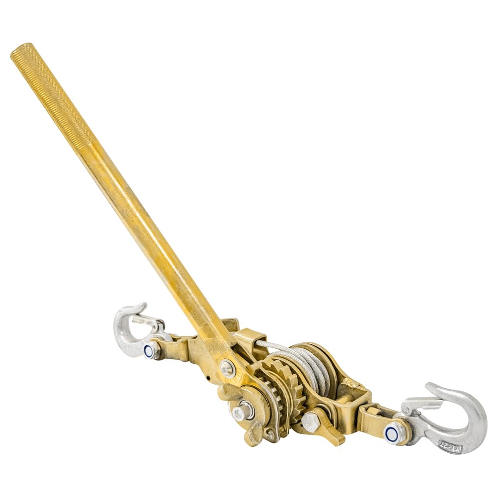 Dogotuls CD6150 Malacate matraca de 2000kg (2T) con Cable de 2.5m x ø5mm
