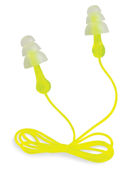 Peltor Sport Tri-Flange Corded Reusable Earplugs, 3-Pair Per
