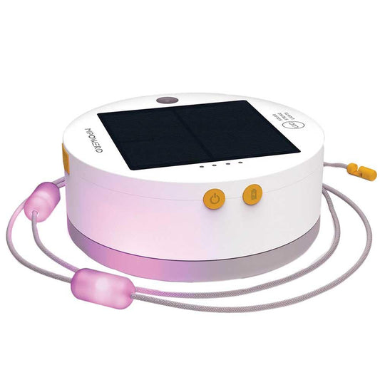 MPOWERD Luci - Cadena de luces solares de color + cargador de teléfono: color 18 pies recargable a través de solar o USB-A, 100 lúmenes LED y 7 colores, dura hasta 15 horas, impermeable, camping,