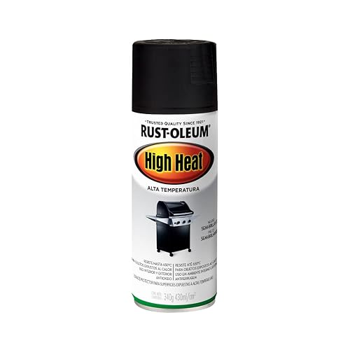Rust-Oleum Esmalte Aerosol Alta Temperatura Ultra Negro 340g