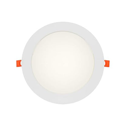 Tecnolite - Lámpara Empotrable de Techo Downlight LED 18 W, Luz Neutra, No atenuable, Multivoltaje