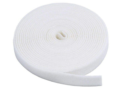 Monoprice 3-Pack Hook & Loop Fastening Tape 5 yard/roll, 0.75-inch - White