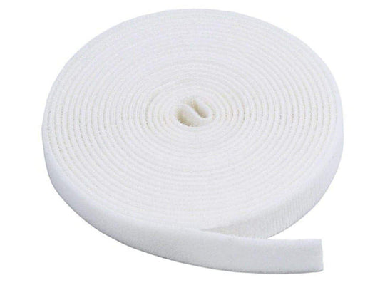 Monoprice 3-Pack Hook & Loop Fastening Tape 5 yard/roll, 0.75-inch - White
