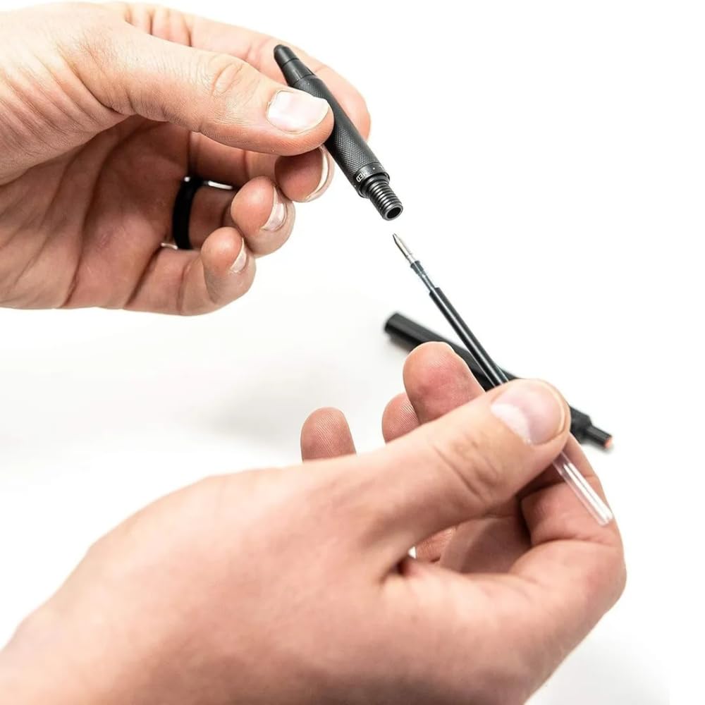 Zebra G-750 - Bolígrafo de Gel Retráctil Secado Rápido Punto 0,7 mm Incluye 2 Repuestos Negro y Azul