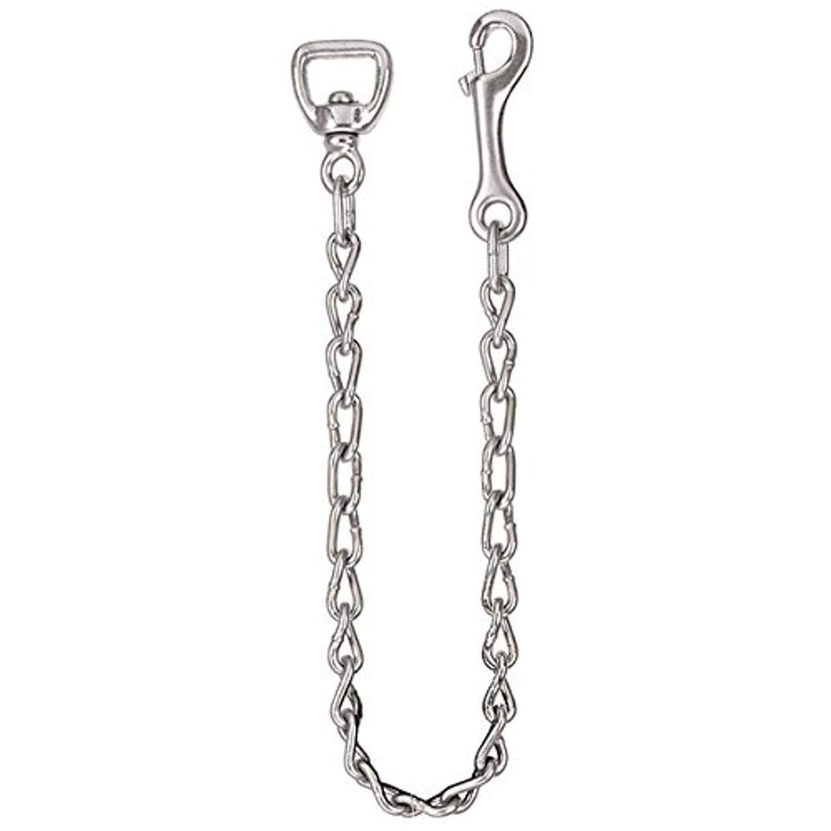 Weaver - Cadena de Piel de 76,2 cm - Laminado en níquel