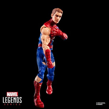Marvel Legends Spider-Man Magic The Gathering Figura Articulada 15 cm | Marvel Legends Spider-Man Figura de acción de 6 pulgadas Magic The Gathering Wave 1 - Spider-Man Battle Damaged