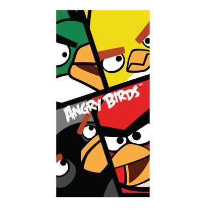 Franco Collectibles Angry Birds - Toalla de baño de algodón súper Suave, 60 x 30 Pulgadas, (Producto 100% con Licencia Oficial)