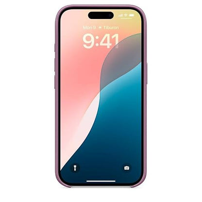 Beats - Funda iPhone 16 – MagSafe, Funda Protectora Resistente a los rasguños, Delgada, con Revestimiento de Microfibra – Púrpura Atardecer