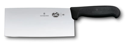 Victorinox 5.4063.18 Cuchillo Chino para Chef, color Negro, 18 cm