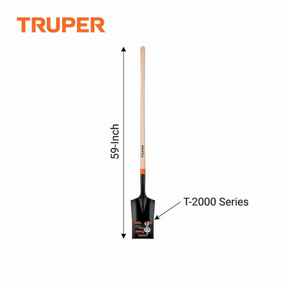 Truper PES-LP, Pala escarramán mango largo, T-2000