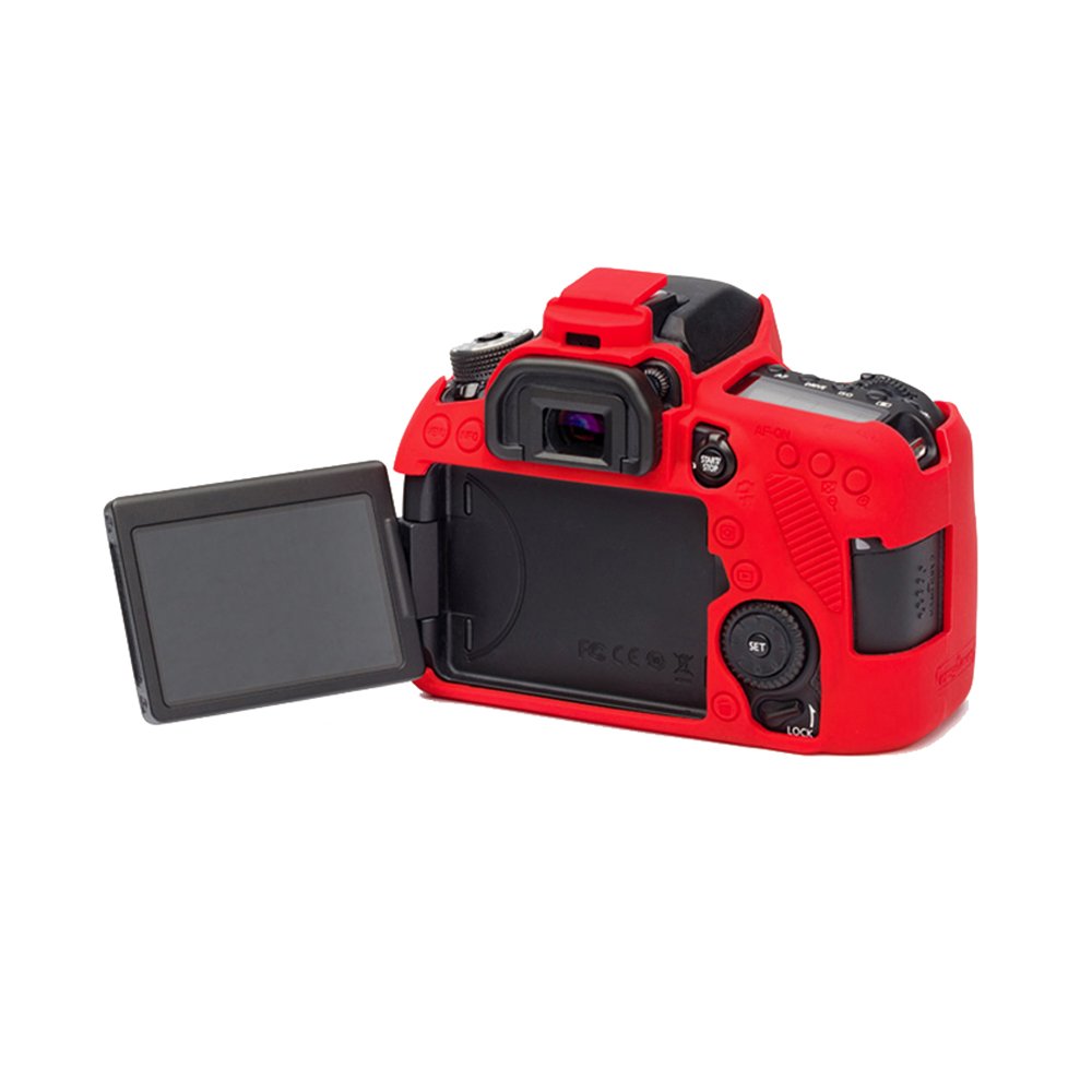 easyCover EA-ECC80DR Silicone Case for Canon 80D - Red
