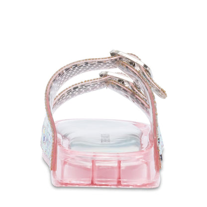 Steve Madden JLOLLI Sandalias planas para niña