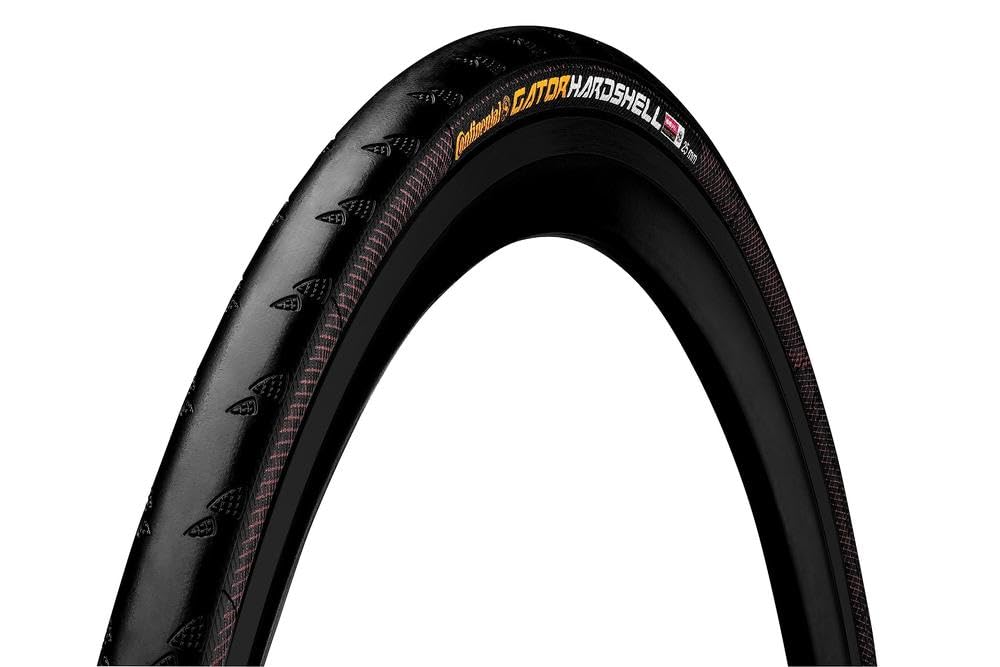 Continental Gator - Neumático rígido para Bicicleta – Clincher, abalorio de Alambre, Carcasa Dura, Negro, 27.5 Pulgadas, 700 x 23, 25, 28 o 32 tamaños - 700x32 - Negro