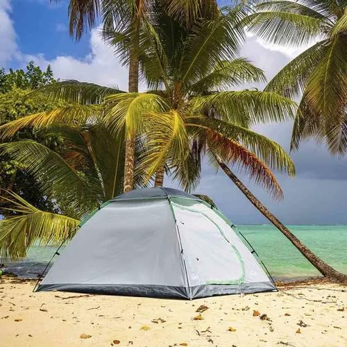 Coleman Casa de Campaña para 4 Personas Modelo Aruba, Protege contra Rayos UV, Resiste Vientos de 56km/h