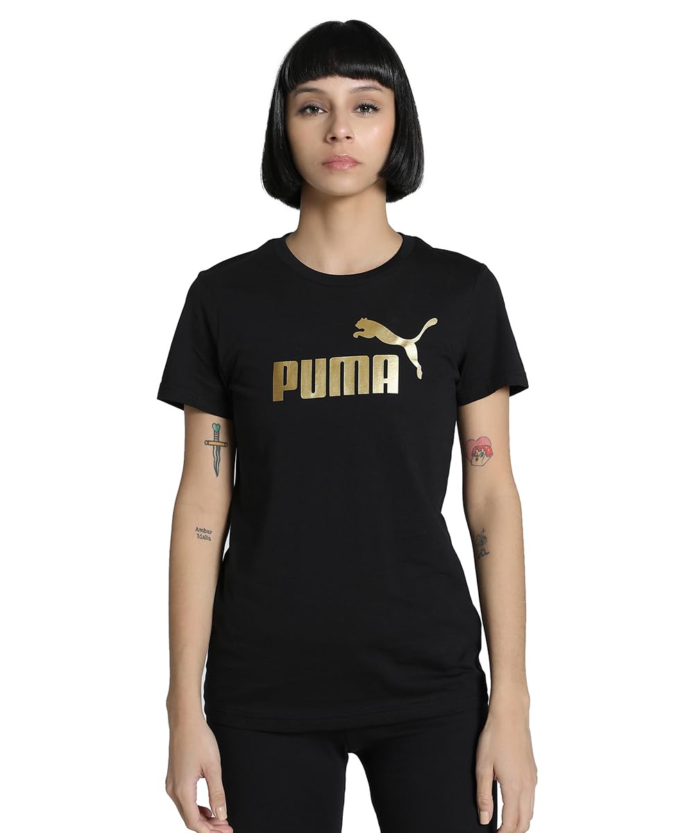 PUMA ESS Metallic No. 1 Logo tee TeesUnisex Adulto