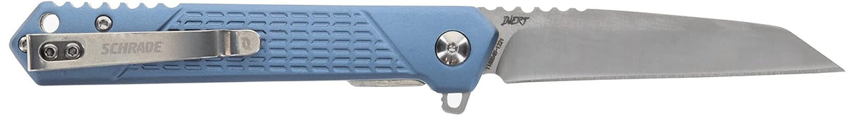 Schrade Delta Class Inert 7.5 Pulgadas con Hoja de Acero AUS-10 de 3.25 Pulgadas y Mango de Aluminio para EDC