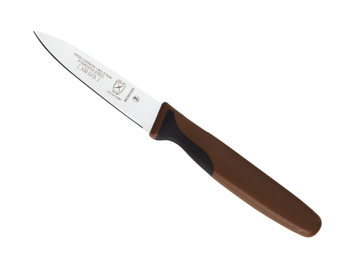Mercer Culinary Millennia Paring Knife, 3-Inch, Brown