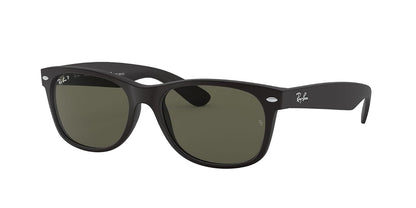 Ray-Ban Rb2132 - anteojos de sol cuadradas Wayfarer Everglass, Negro brillante/transparente., 58 mm