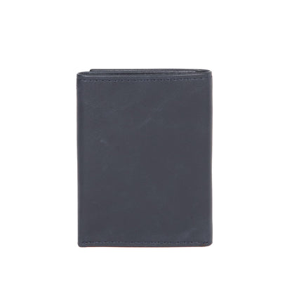 GUESS Angels Rfid Trifold, Cartera Hombre, Azul (Blue), OS