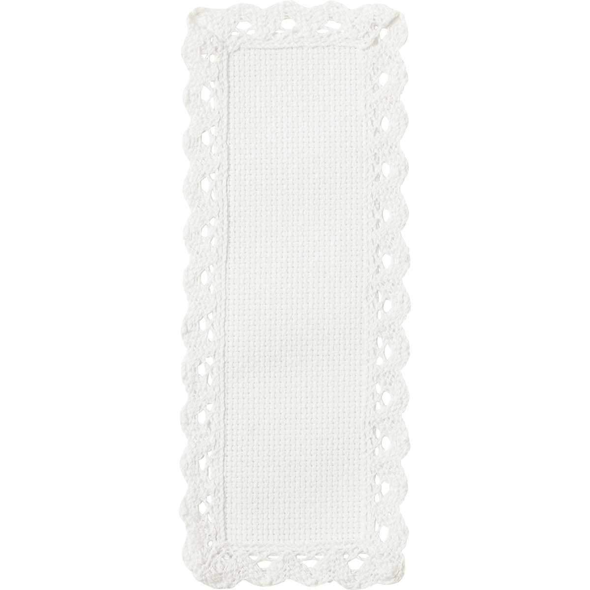 Bucilla Marcapáginas listo para coser – borde de encaje – 1,9 cm x 1,5 cm