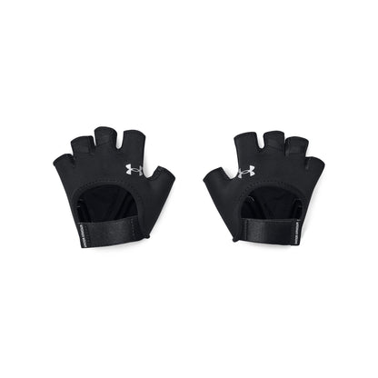 Under Armour Guantes de Entrenamiento para Mujer, Medio Dedo - Negro - EXCH