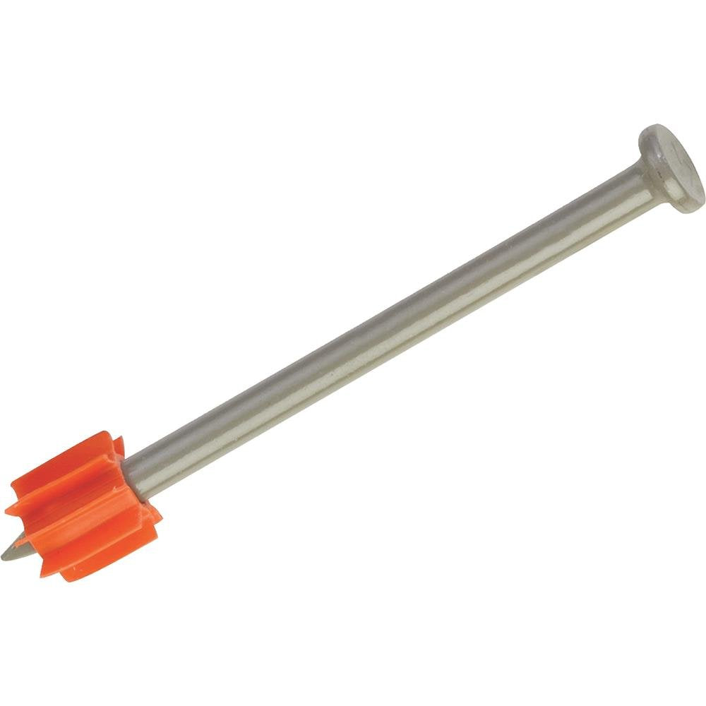 Ramset Powder Fastening Systems 2-1/2-Inch Pin w/ Ramguard (100 per box) | Paquete de 1, 100 por caja, applicaciones de madera tratada, penetra hormigón y acero