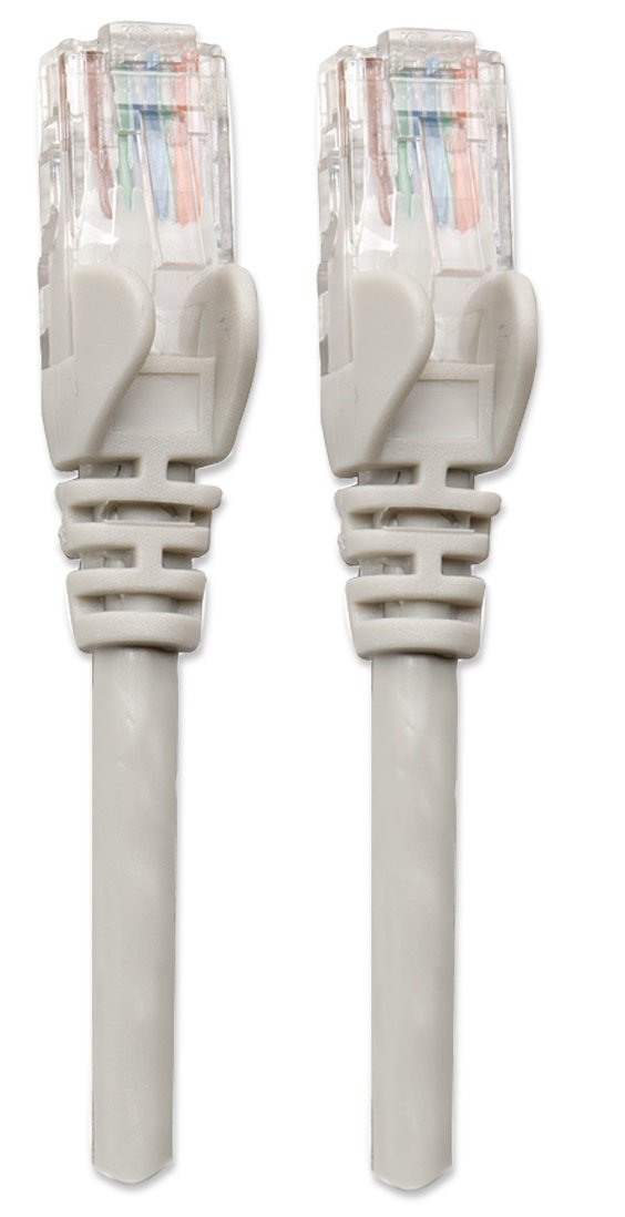 Intellinet Cat5E CB-447 - Cable Conexión de Red Ethernet, 30.0 m (100 ft), Gris (Grey)
