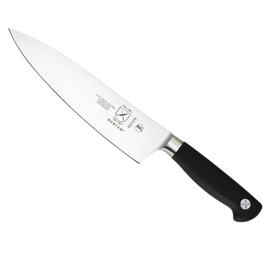 Mercer Culinary Genesis Cuchillo corto forjado reforzado para chef, 8" (20.32 cm)