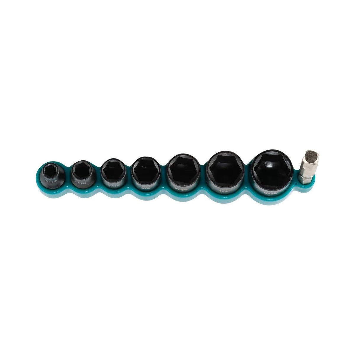 Makita Juego de Dados de Impacto SAE 1/4" Impact XPS con Adaptador, 8 Piezas.