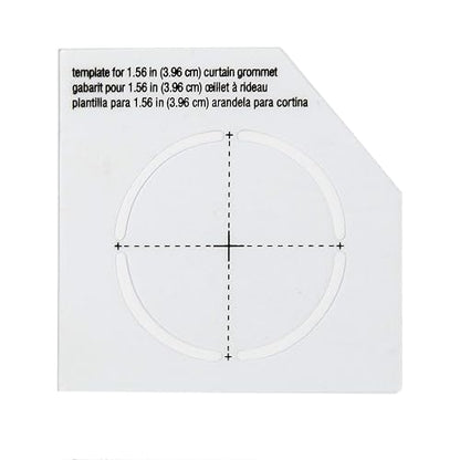 Dritz 1-9/16 Pulgadas Cuadrados, Ojales de Cortina Negros, 1-9/16, 8 Unidades