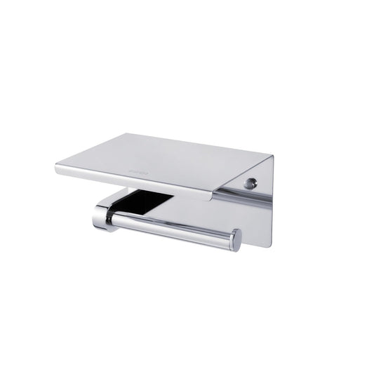 Interceramic PORTAPAPEL Essen Round con REPISA Cromo Pulido