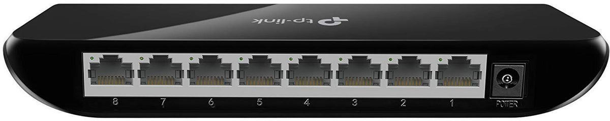 TP-Link Switch de Red Gigabit TL-SG1008D - 8 Puertos RJ45 Gigabit - Plug and Play - Ahorro de Energía - Diseño Compacto - para Hogar y Oficina