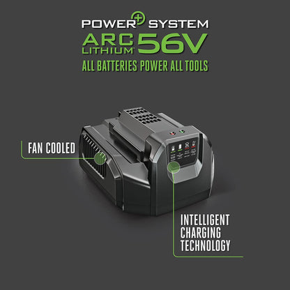 EGO Power+ CH2100 Cargador estándar de Iones de Litio de 56 voltios para Equipos