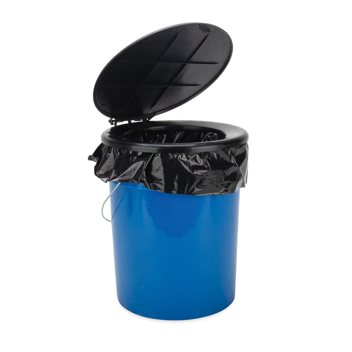 Camco 41549 - Juego de cubeta de Inodoro con Asiento, 1 Unidad, Cubo de Inodoro