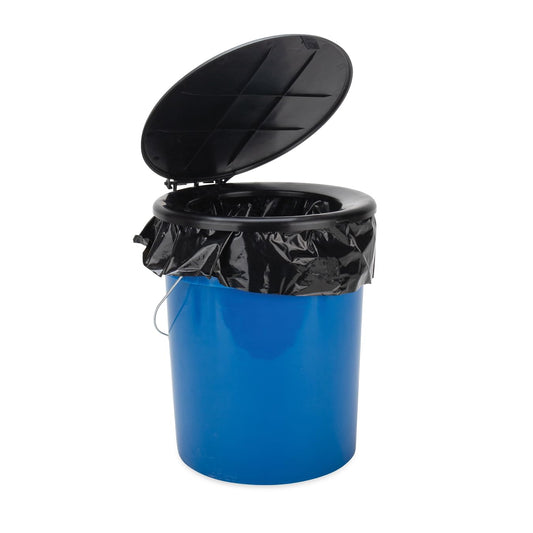 Camco 41549 - Juego de cubeta de Inodoro con Asiento, 1 Unidad, Cubo de Inodoro
