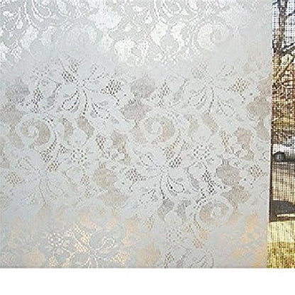 con-tact Cubierta Transparente vinilo autoadhesivo Película De Privacidad y maletero, 45,7 cm X 60 ", Frosty White Lace